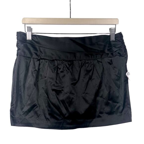 Charlotte Russe Y2K Deadstock Satin Mini Skirt Size 11 - Picture 1 of 8